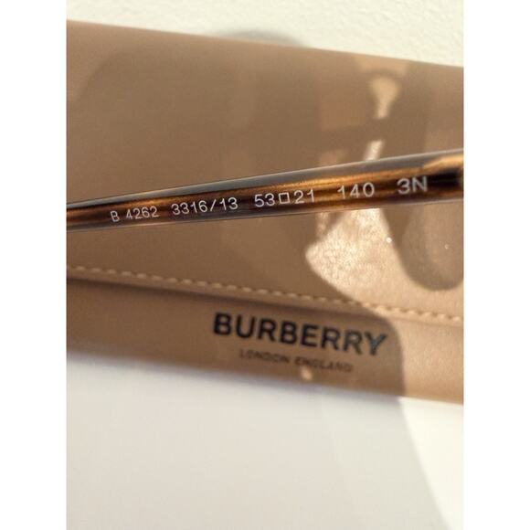 Burberry Light Havana Square Sunglasses - Picture 7 of 12